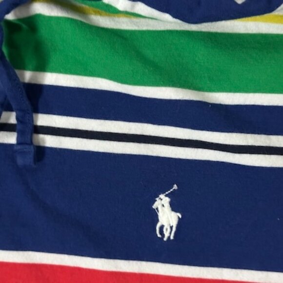 Polo Ralph Lauren Men's Colored Striped Jersey Hooded T-Shirt in Sz. Small- EUC - Picture 7 of 11
